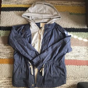 Hooded Sweatshirt Jacket